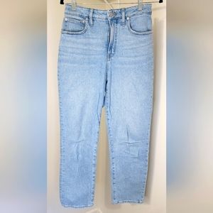 Madewell The Curvy Perfect Vintage Jean In Fitzgerald Wash Size 28